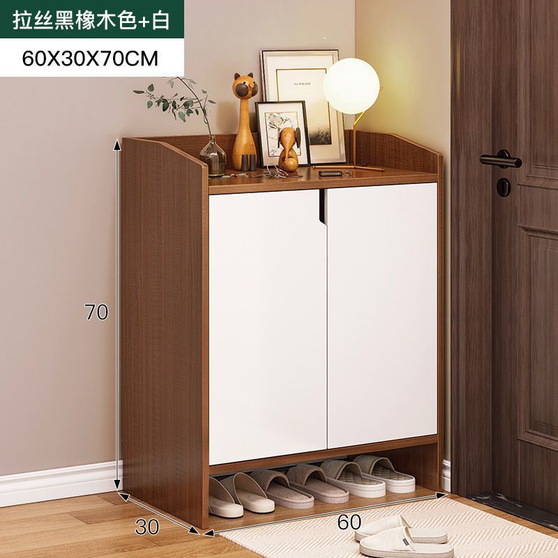 60CM brushed black oak color white no smoke