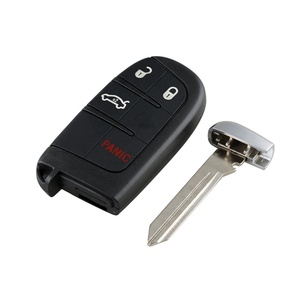Toptan OEM 4 düğmeler araba anahtarlık uzaktan için 2018 2019 2020 2021 Dodge Dart Chrysler 300 Fiat 500X <span class=keywords><strong>M3N40821302</strong></span> 433MHz çip: 46