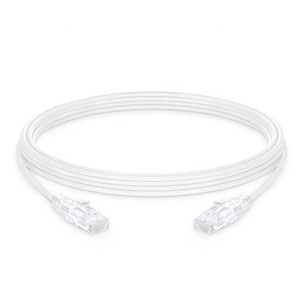 28AWG Snaggless White PVC Slim Ethernet Network Patch Cable 0,15 m Cat6a Cables de comunicación sin blindaje (UTP) - Product Image 2