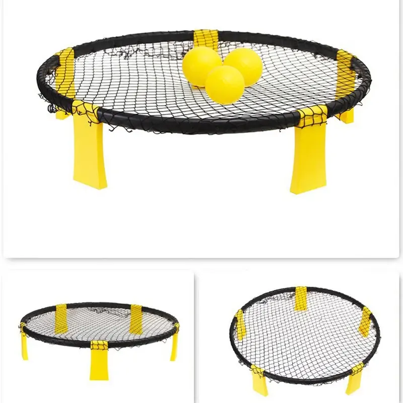 Mini praia voleibol spike jogo set ao ar livre equipe esportes gramado fitness equipamentos com 3 bola voleibol net