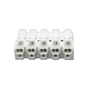 Bloque de terminales tipo empuje, terminales de prensa de resorte aprobados por el estándar de EE. UU., sin tornillos, bloque de terminales de enchufe - Product Image 5