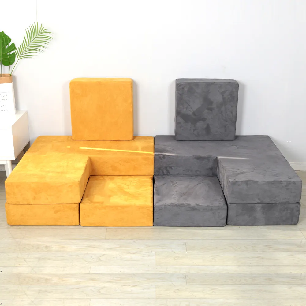 Saien sofá dobrável com espuma acolchoada, sofá de sala de estar moderno com estofado e moderno, dobrável, para baixo e futon