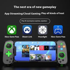 D7新しい6軸LEDポータブルABSワイヤレスゲームパッド対応Apple Android Win7機能ジョイスティックゲームコントローラー