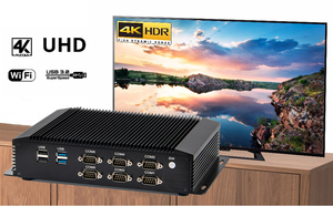 Mini PC CPU i3/ i7 procesadores Dual LAN Core 4200U 4650U IPC sin ventilador ordenador Industrial