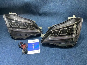 トヨタクラウン2003-2007用2 PCSカーライトパーツGRS180GRS182 GRS18418 # ヘッドランプLEDヘッドライトLEDデュアルプロジェクターFACELIFT