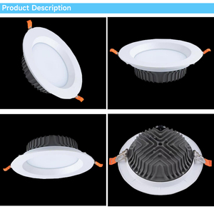 Aluminum Housing CE RoHS Approved Round Fixed Recessed Dimmable Ceiling Led Cob Downlight - Product Image 4