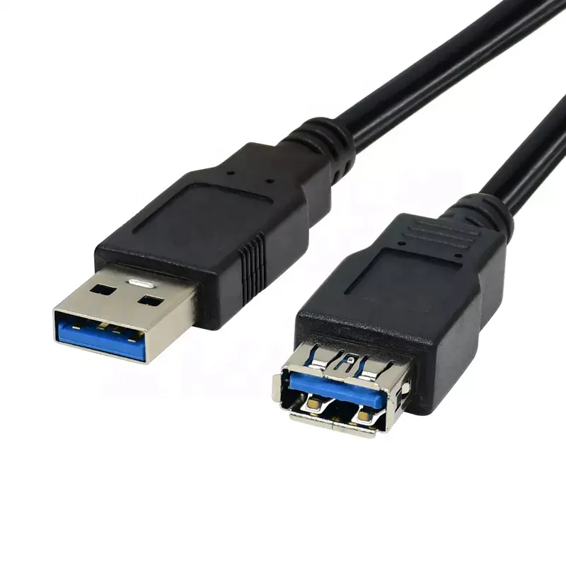 All'ingrosso della fabbrica USB cavo di prolunga 3.0 ad alta velocità 3.0 USB Extender cavo tipo A-maschio A A-femmina colore nero 3 metri