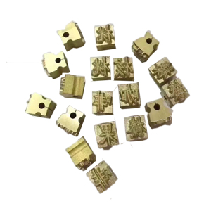 2*<strong>3</strong>*15mm Metal Copper Letter <strong>Digits</strong> Punch Sets for Hot Date <strong>Coding</strong> Printer Machine - Product Image 3