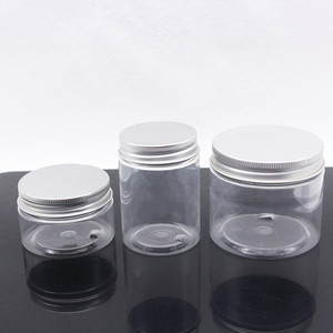 30ml 50ml 100ml 150ml 200ml 250ml 300ml 500ml gıda standart PET plastik depolama kavanoz alüminyum kapaklı - Product Image 5