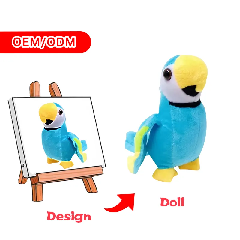 Personalizado 30cm Simulação Papagaio Boneca Recheada Animal Pássaro Brinquedo De Pelúcia Para Crianças Presente Do Partido
