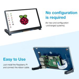 800 X480 Dsi Ips Display 5-Punkt-Touchscreen Kapazitiver Bildschirm Treiber frei für Raspberry Pi 5 7 Zoll Raspberry Pi Monitor Touchscreen