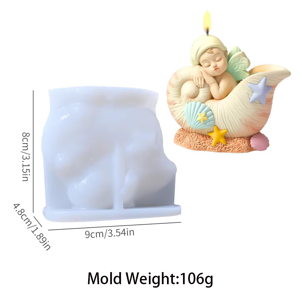 A14A-15 Conch Baby Mold