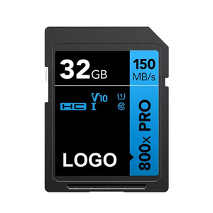 Tarjeta de memoria SD de alto rendimiento 800x32GB 64GB Tarjeta Sd 256GB 128GB Clase 10 Tarjeta de memoria flash Sd para cámara de video - Product Image 2