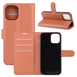フリップウォレットケースiPhone12用カードスロット付き高級PUレザーカバー - Product Image 5
