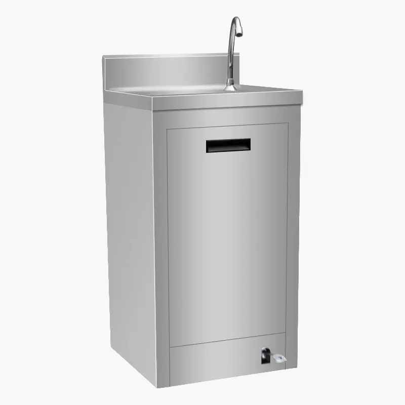 Offre spéciale d'usine, lavabo de salle à manger mobile d'extérieur, table d'évier commercial en acier inoxydable