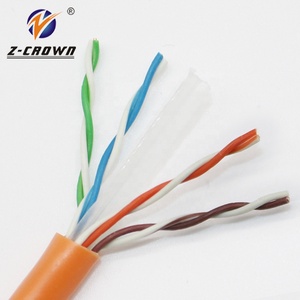 305m 4ペア23awg lanサプライヤーZ-Crown oem utp高速ネットワークイーサネット非シールドツイストペア (utp) カテゴリー6 cat6ケーブル - Product Image 4