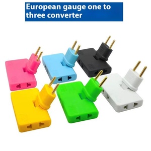 Enchufe adaptador de 1500W, rotación de 180 grados, convertidor doméstico estándar de la UE, adaptador de viaje de uno a tres, fuente transfronteriza - Product Image 6
