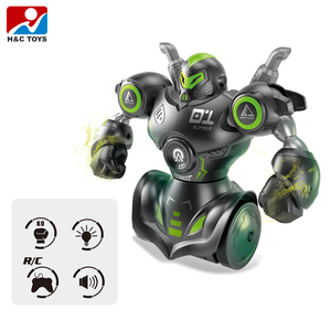 Robot de lucha con control remoto para 2 personas, efectos de luz y sonido, Juguete musical DIY para niños, modelo de Robot para batallas - Product Image 3