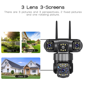 Yousee 4G kablosuz HD ağ akıllı CCTV IP kamera sistemi ile 3 lensler 6MP uzaktan izleme PTZ güvenlik kameraları - Product Image 3