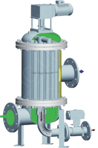 Filtro automatico back-flush per filtrazione delle risorse idriche naturali