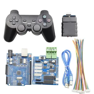 2 Stück DC 12V Motor Encoder 4WD RC Auto Ackerman Lenkung PID-Steuerung mit Servo Arduino DIY STEM Toy Kit ROS Chassis