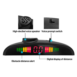 CARQSENG <strong>Reverse</strong> Backup Radar <strong>System</strong> LED Parking <strong>Sensor</strong> Display with 4 <strong>Sensors</strong> Backup Buzzer Warning Alarm for Cars - Product Image 5