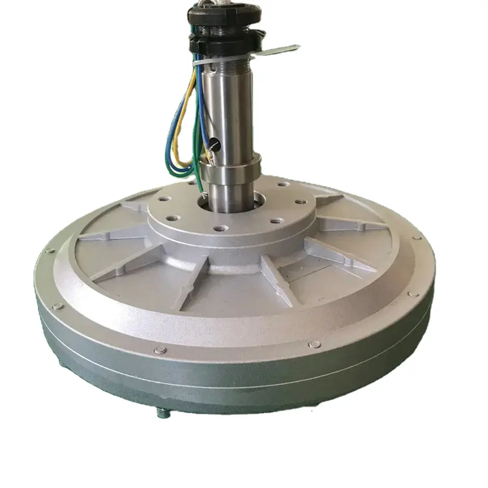 Rotor exterior magnético, turbina eólica vertical do vento disco fluxo axial gerador de baixa rpm maglev 1kw gerador eólico sem fio 500w