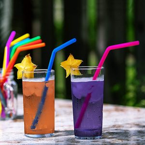 可重复使用的硅胶吸管可折叠易清洁双酚a免费瓶吸管 - Product Image 6