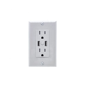 BAA-032 US Standard Smart Wi-fi <strong>Socket</strong> High Speed 3A 5VDC Dual <strong>USB</strong> Port Wall Outlet Charger a Wifi <strong>Multi</strong> <strong>Functional</strong> Wall Outlet - Product Image 2