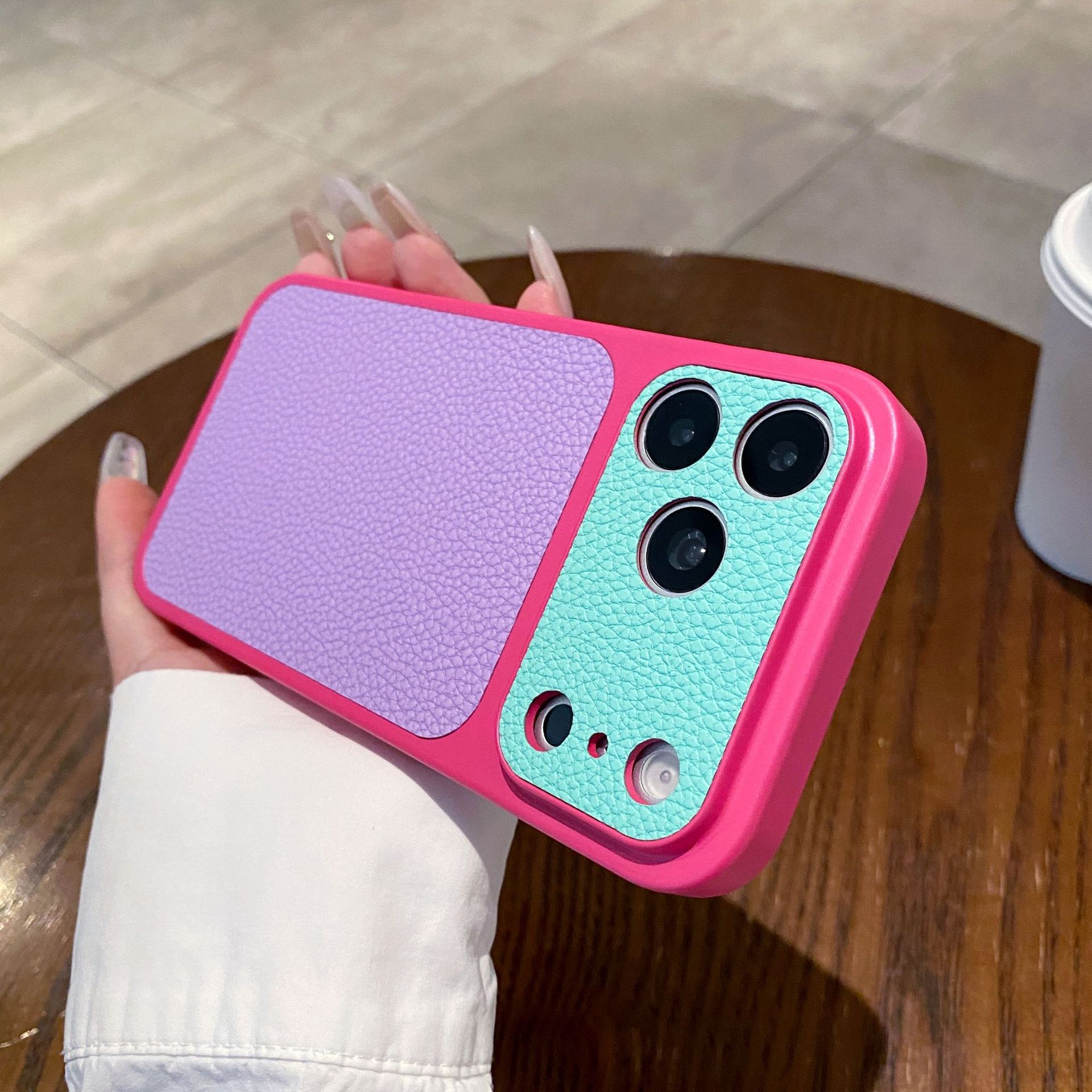 Violet + bleu sarcelle