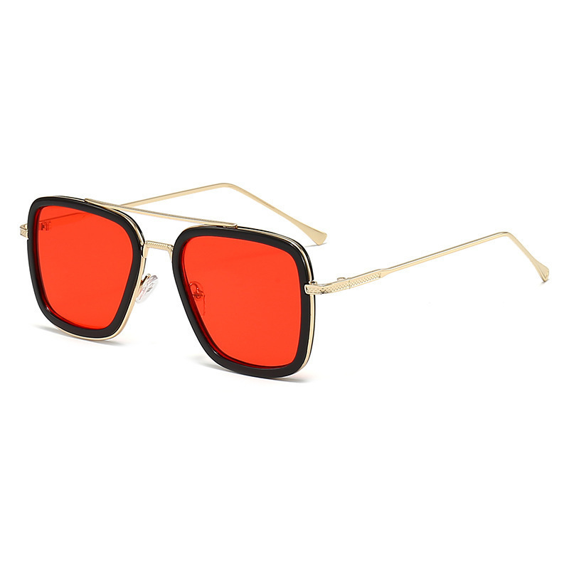 C22-Gold Frame-Red Lens
