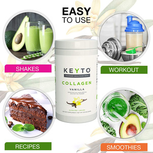 Hydrolyzed <strong>Collagen</strong> Peptides with MCT Oil for Healthy Hair Skin &amp; Nails Healthcare Supplements Vanilla <strong>Collagen</strong> Powder - Product Image 3