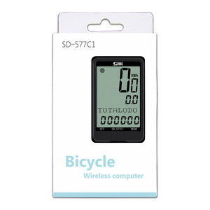 Sunding Impermeable Inalámbrico Pantalla de gran tamaño Velocímetro Computadora de bicicleta con modo de menú oculto - Product Image 2