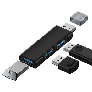 Taşınabilir Mini 3-Port USB3.0 Hub OTG U Disk kart okuyucu genişletici USB ile Laptop ve cep telefonu ürünleri için stokta - Product Image 5