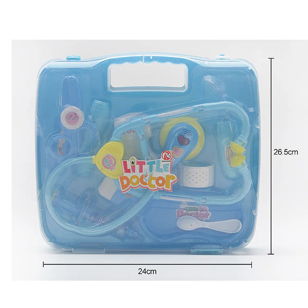 Kit educativo de juego de simulación para niños, caja de plástico