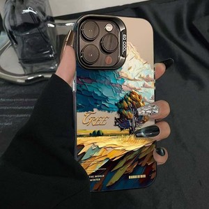 เคสโทรศัพท์จับแพะชนแกะ Art V-Van G-Gogh เคสโทรศัพท์สีเงิน IMD สำหรับ iPhone 17 16 15 14 13 12 11 Pro Max PLUS - Product Image 1