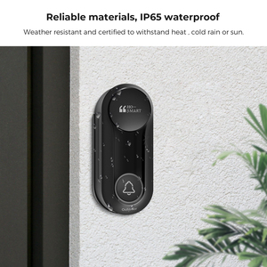 Sistema de timbre de intercomunicador de Audio dúplex completo inalámbrico impermeable con 8 timbre de timbre rango de 1200 pies para negocios en el hogar ancianos - Product Image 4
