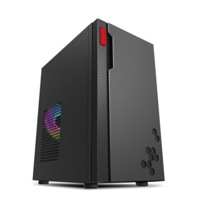 OEM/ODM Custom Mid Tower ATX Gaming PC Case gabinetes de computadora de escritorio con pantalla de temperatura en stock - Product Image 3