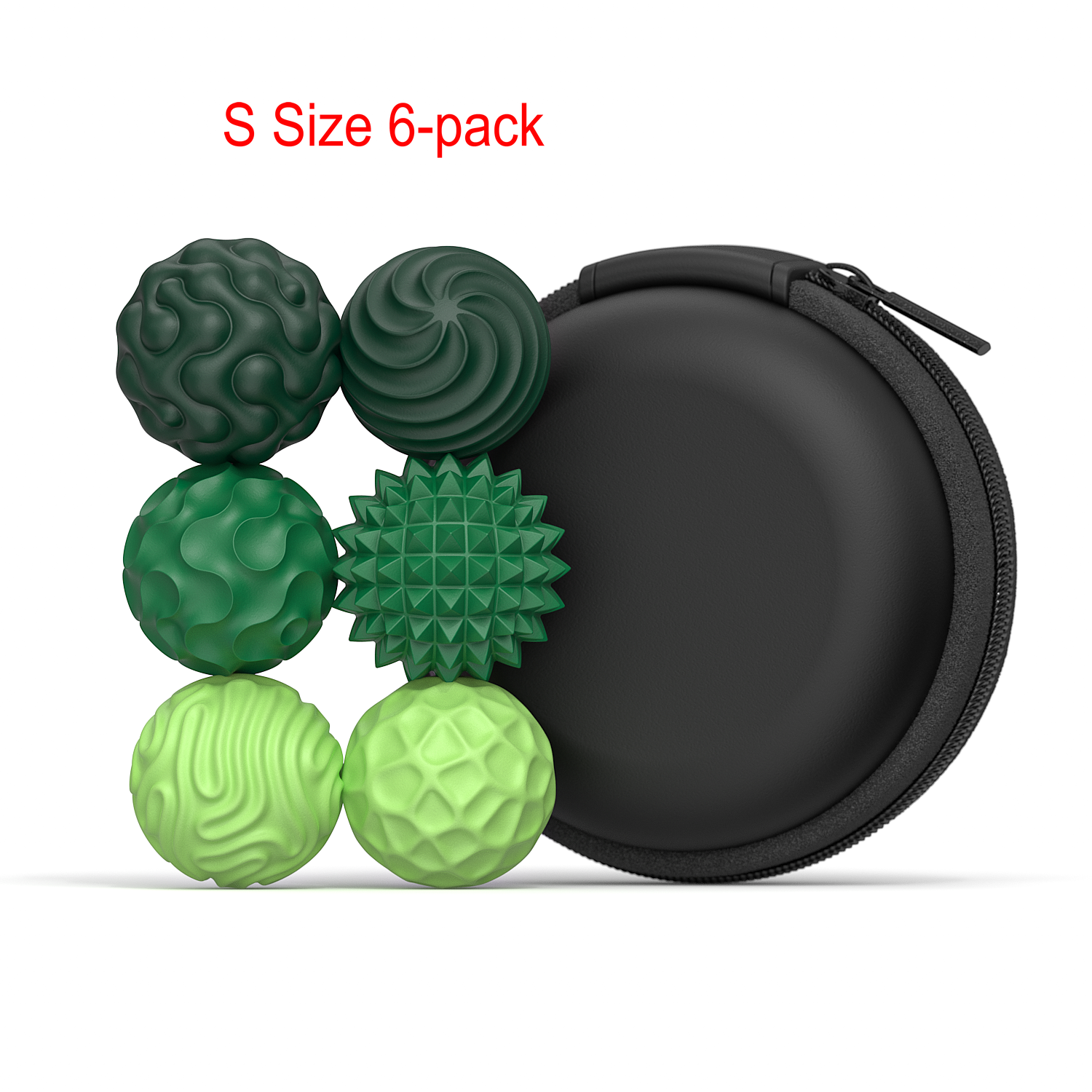 S-6pcs green B