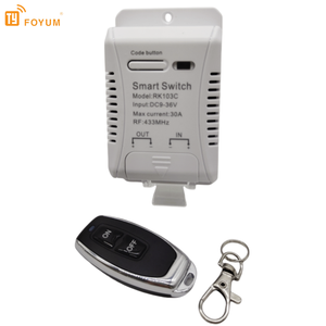 RF Smart Switch 433Mhz 30A DC9-36V un canale RF Controller ricevitore telecomando senza fili per 433 Smart - Product Image 2