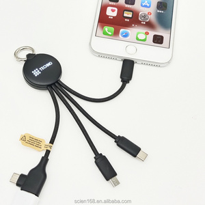 Eco Paper Notebook A6 NFC Notebook with 15cm 6in1 Charging Cable USB <strong>a</strong> and USB <strong>C</strong> to IPhone Type <strong>c</strong> Cable <strong>Gift</strong> Set - Product Image 3