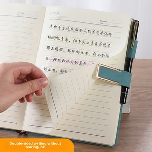 Extra Grueso A5 Cuaderno de cuero Retro Simple Estilo coreano Impreso Bloc de notas de Negocios y Diario Estudiante universitario Tamaño al por mayor - Product Image 5