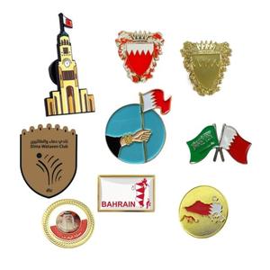 バーレーンフラッグマップティンボタンピンバーレーンロイヤルロゴナショナルデーピンバッジ - Product Image 1