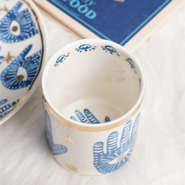 Handprint small jar-without lid