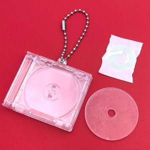 定制个性化名人音乐会礼品音乐碟专辑钥匙扣钥匙扣Diy盒迷你塑料空白NFC光盘钥匙扣
