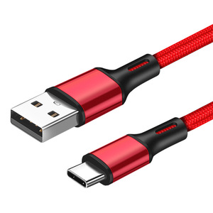 Nslibey สายเคเบิลข้อมูลโทรศัพท์มือถือชาร์จเร็วไนลอนทอสำหรับ PS4 PS5 Xbox One Elite 2 USB C Type-C พอร์ต Micro USB - Product Image 1