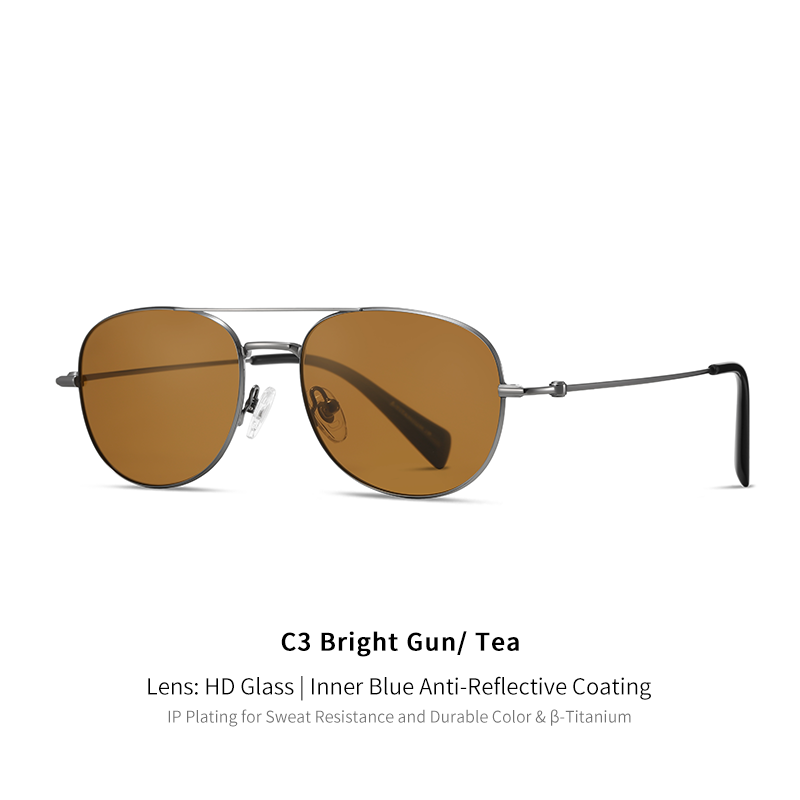 C3 grigio canna di fucile/marrone