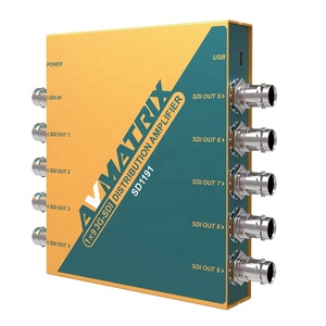 Avmatrix SD1191 1 Entrada 9 Salida 1080p Resolución Audio Video SD HD 3G-SDI Splitter Distribución Audio Video Accesorios