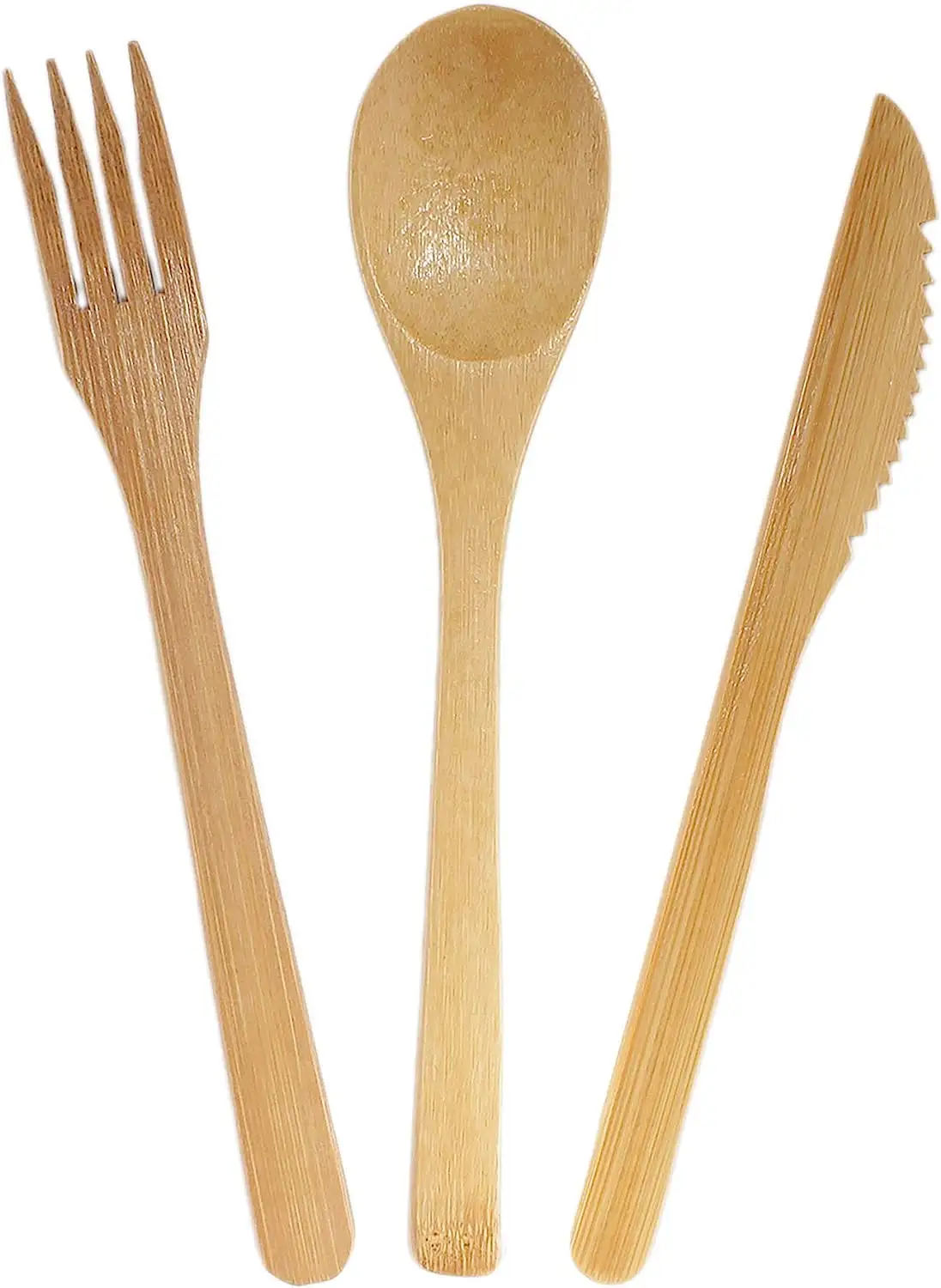 Disposable factory direct bamboo knives  forks  and spoons can be customized