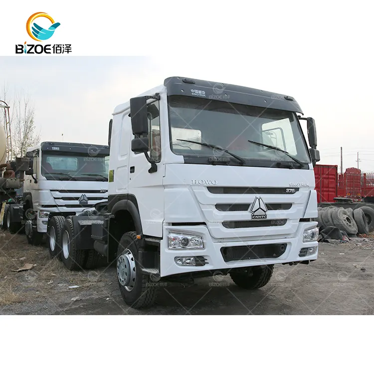 Çin satılık kullanılan Howo traktör kamyon fiyat 371HP 6x4 traktör kamyon kafa